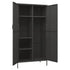 Lady Jillian -  Wardrobe Anthracite 90x50x180 cm Steel